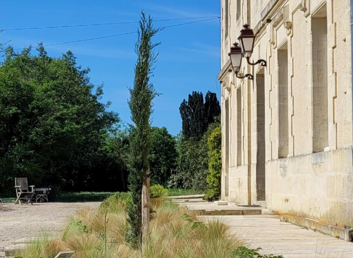 Chateau Bernon Maison D Hotes - Piscine Et Spa Queyrac Exterior foto